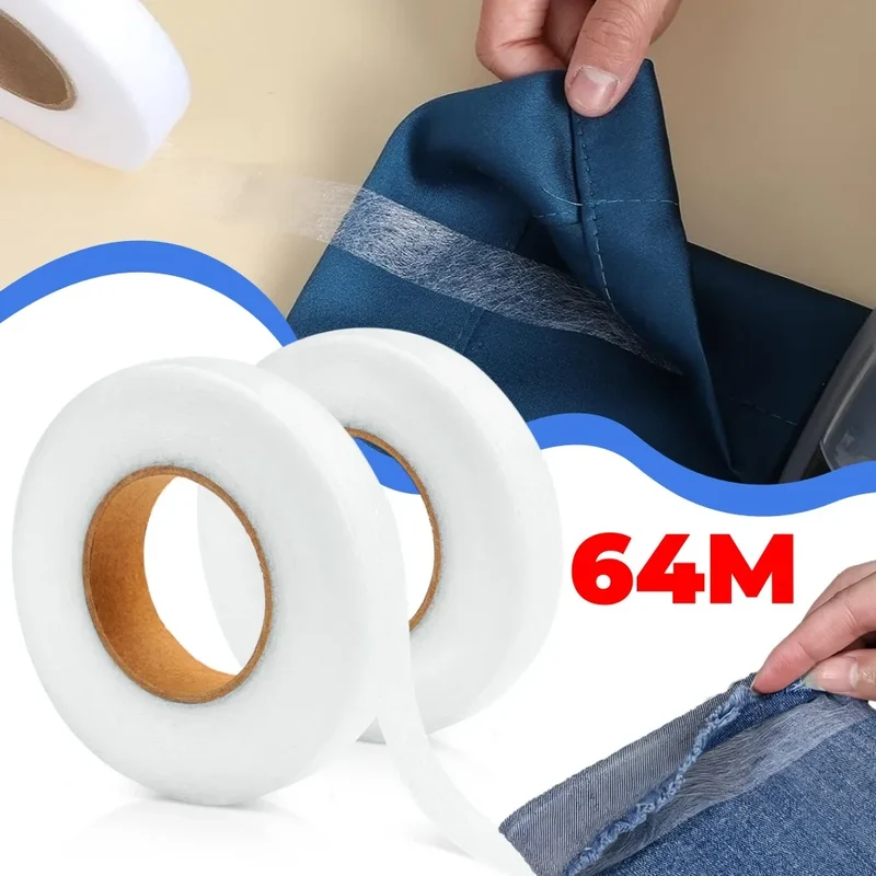 Self-Adhesive Hem Tape for Fabric Repair and Length Adjustment