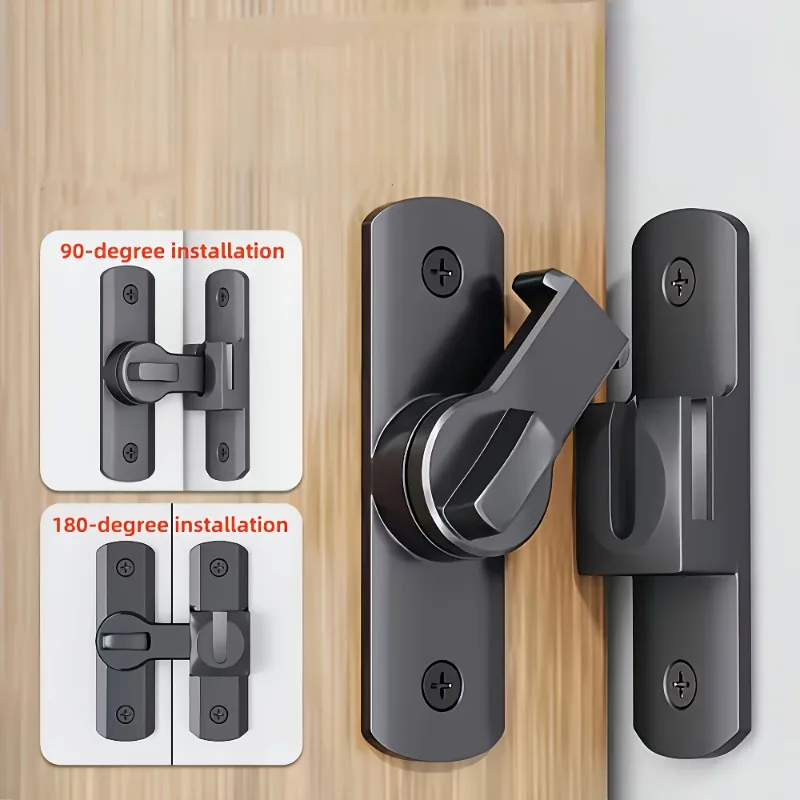 Adjustable Sliding Pin Anti-Theft Door Lock