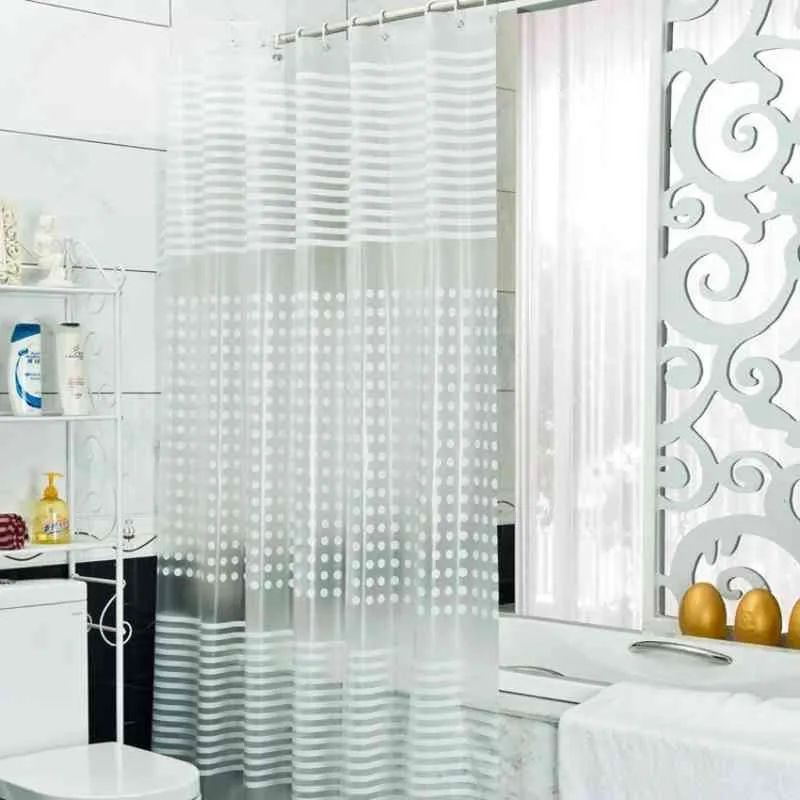 Rideau de douche d'angle