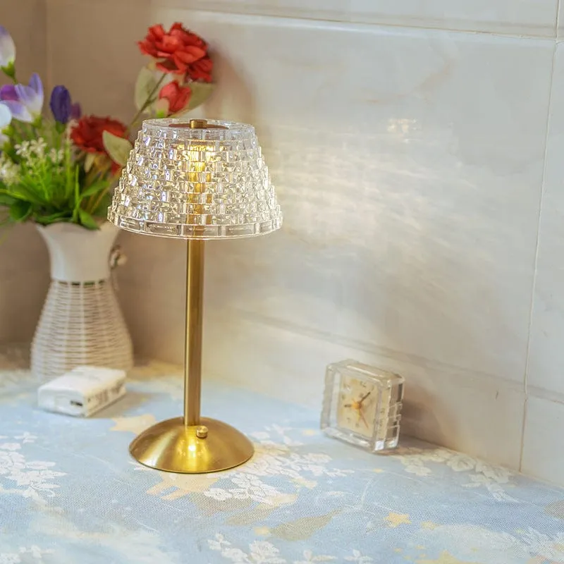 Lampe de chevet Rétro effet Cristal