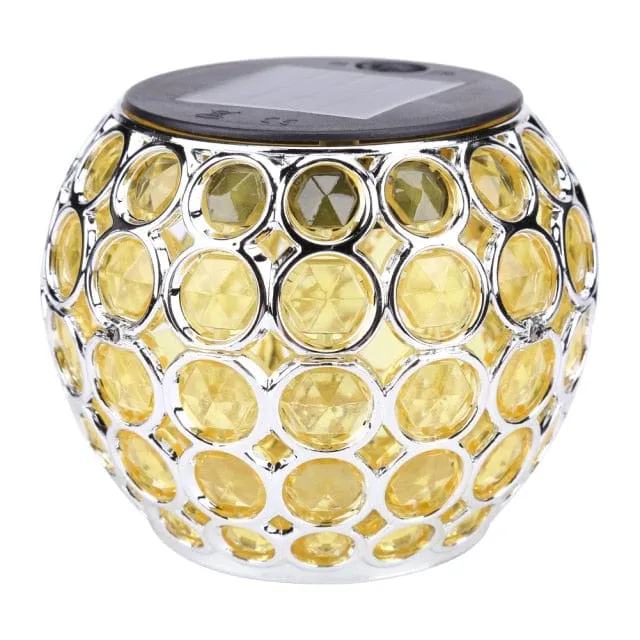 Lampe de Table Solaire Mosaïque Colorée LED