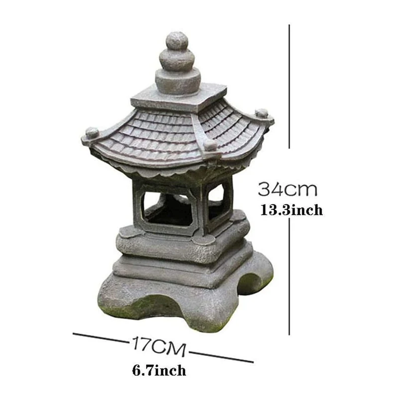 Lanterne Solaire Japonaise Traditionnelle Apaisante