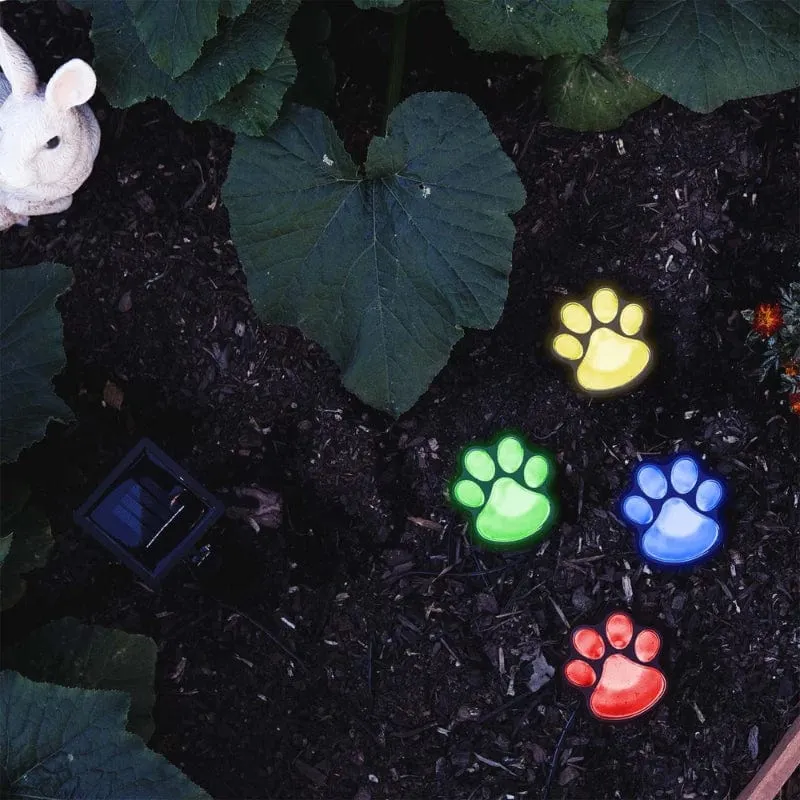 Spot Solaire Jardin Pattes Multicolores