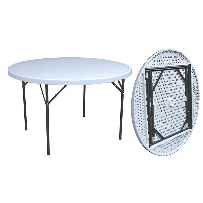 TAVOLO IN ACCIAIO E HDPE PIEGHEVOLE