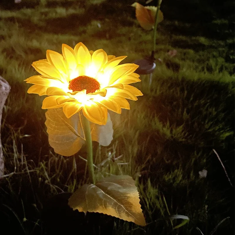 Lampe Solaire Extérieur Enchanteresse Tournesol