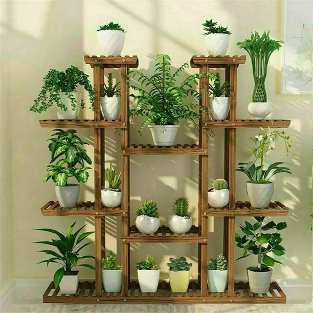 Porte Plante en Bois Multi-Étages "Lorea"