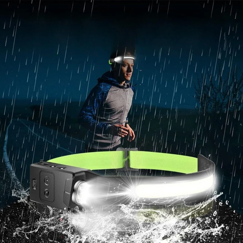 Lampe frontale à induction