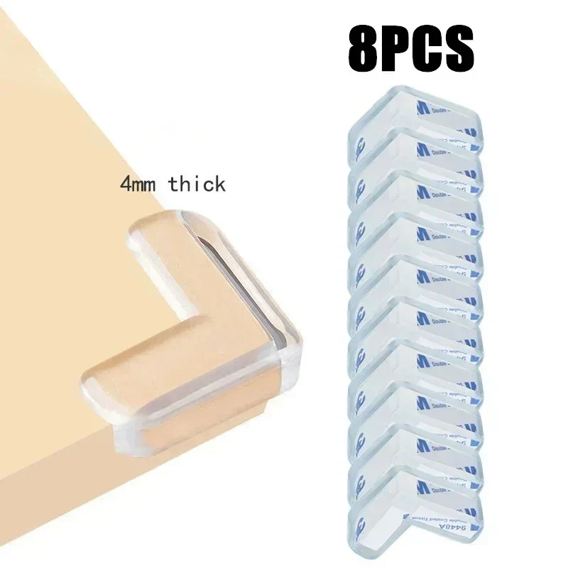 Transparent PVC Safety Strips for Furniture & Table Edges