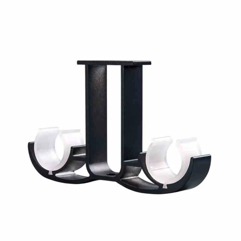 Support plafond double tringle
