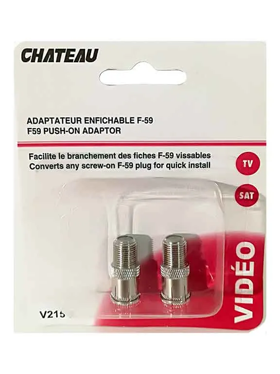 Adaptateur enfichable F-59