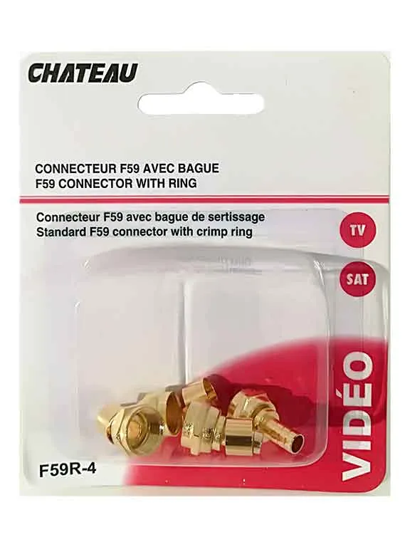 Connecteurs F59 avec bague