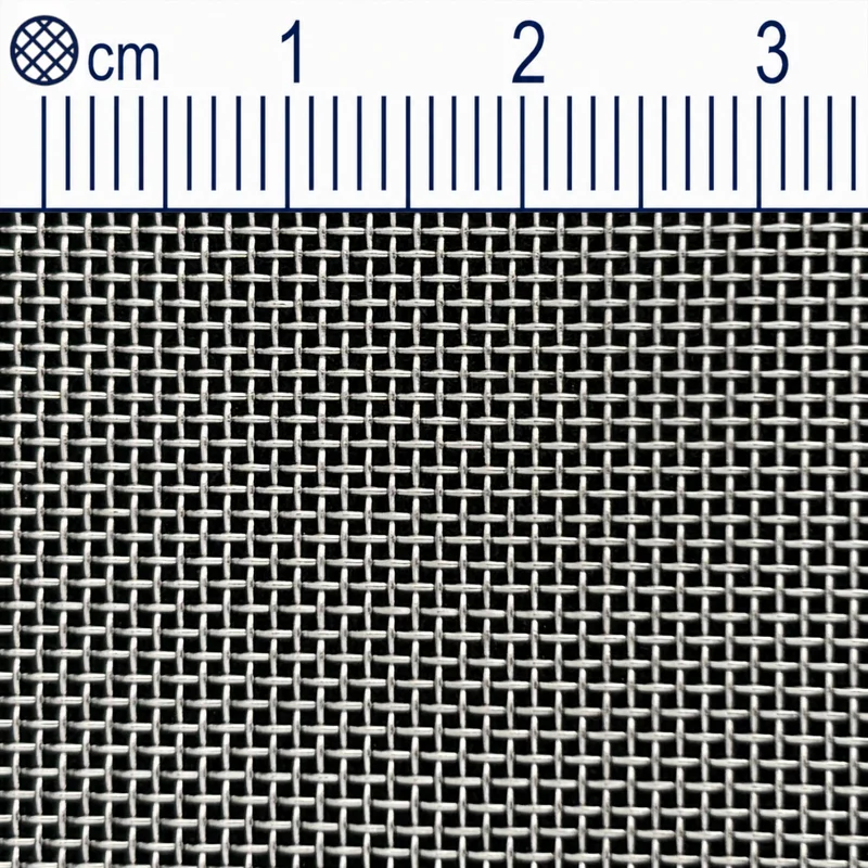 Tissu métallique inox maille 0,63 mm (Mesh 25) diamètre de fil : 0,4 mm V2A 1.4301 sur mesure