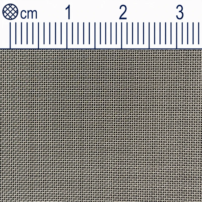 Tissu métallique inox, maille 0,25 mm (mesh 60), diamètre de fil 0,16 mm, V4A 1.4401, découpé sur mesure