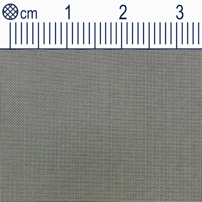 Tissu métallique de tamisage inox maille 0,15 mm (Mesh 100) diamètre de fil : 0,1 mm V4A 1.4401 sur mesure