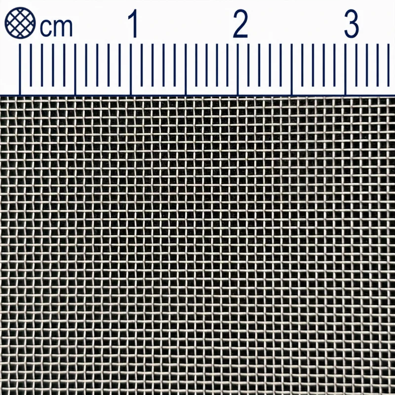 Tissu métallique inox maille 0,6 mm (Mesh 30) diamètre de fil : 0,25 mm V2A 1.4301 sur mesure