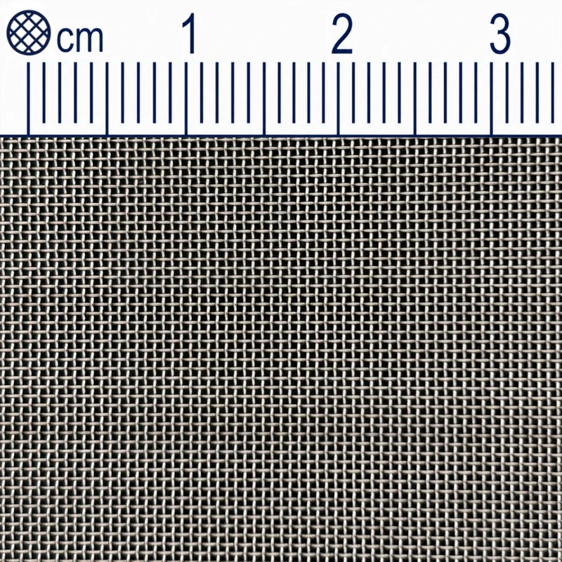 Tissu métallique inox maille 0,4 mm (Mesh 40) diamètre de fil : 0,25 mm V2A 1.4301 sur mesure