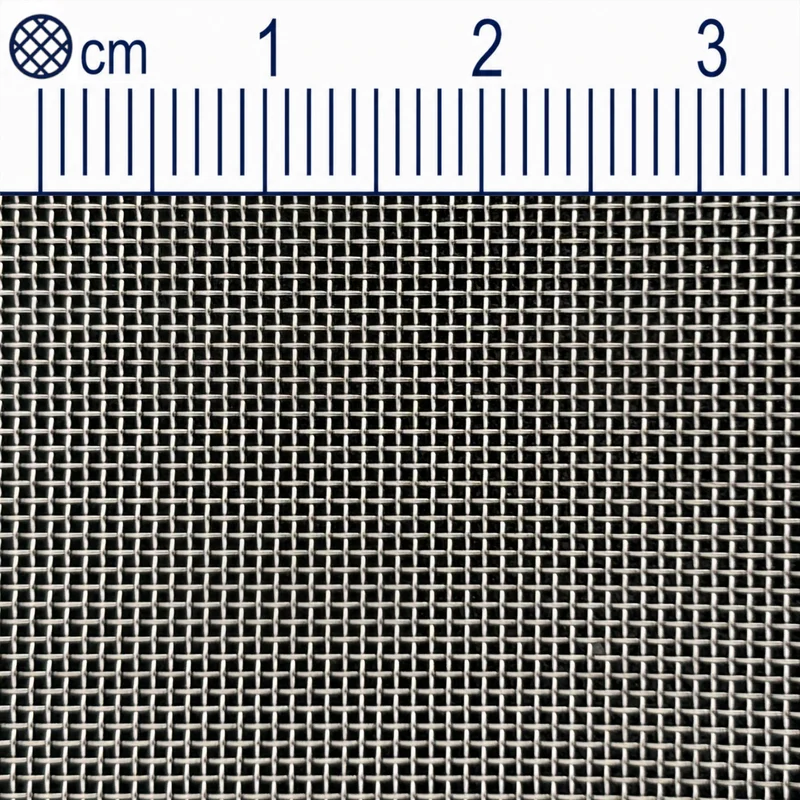 Tissu métallique inox maille 0,5 mm (Mesh 30) diamètre de fil : 0,32 mm V2A 1.4301 sur mesure