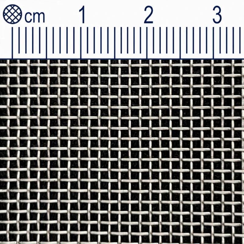 Tissu métallique inox maille 1 mm (Mesh 17) diamètre de fil : 0,5 mm V2A 1.4301 sur mesure