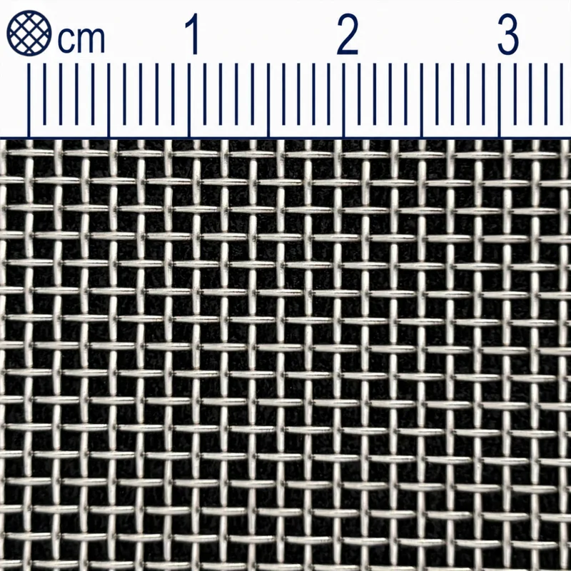 Treillis métallique en acier inoxydable maillage 1,2 mm (maille 14) paisseur du fil : 0,6 mm V2A 1.4301 sur mesure