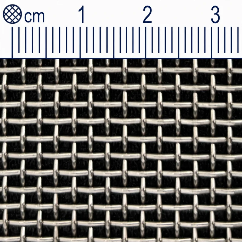 Treillis métallique en acier inoxydable maillage 1,64 mm (Maille 10) Épaisseur du fil : 0,9 mm V2A 1.4301 sur mesure