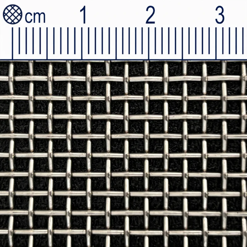 Treillis métallique en acier inoxydable maillage 2,0 mm (maille 8,75) épaisseur du fil : 0,9 mm V2A 1.4301 sur mesure