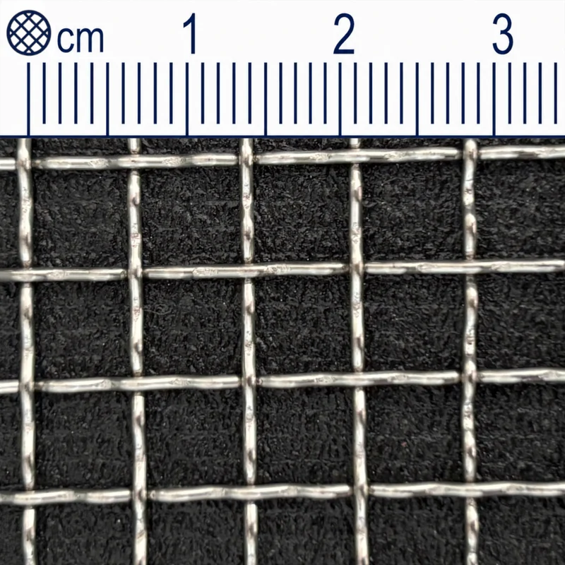 Treillis métallique en acier inoxydable maillage 6,3 mm (maille 3,5) épaisseur du fil : 1 mm V2A 1.4301 sur mesure