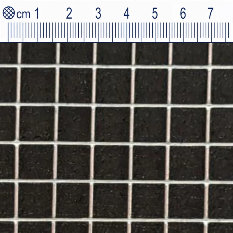 Treillis soudé en acier inoxydable maillage 12 mm épaisseur du fil 1 mm V2A 1.4301 sur mesure