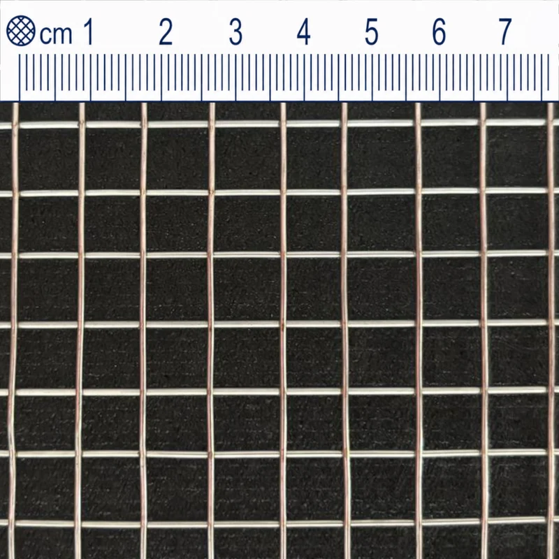 Treillis soudé en acier inoxydable maillage 7,5 mm épaisseur du fil 1 mm V2A 1.4301 sur mesure