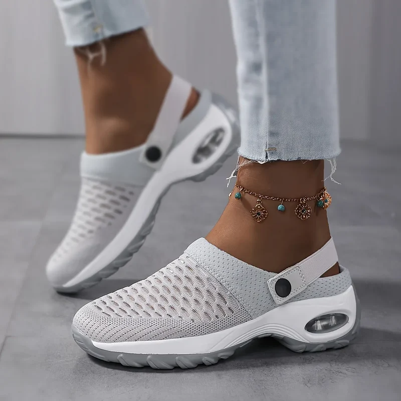 Sabots Orthopédiques Airova | Chaussures femme à amorti coussin d'air et maille respirante