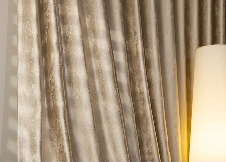 Rideau Beige Doré Elegant
