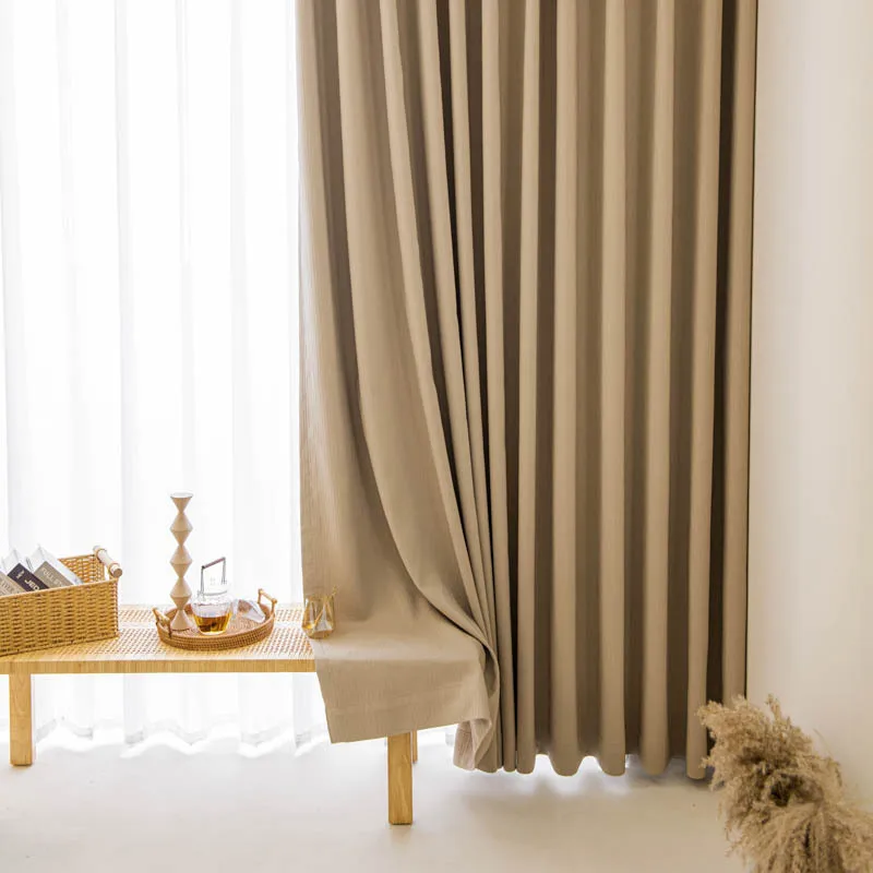 Rideau Beige Clair Harmonieux
