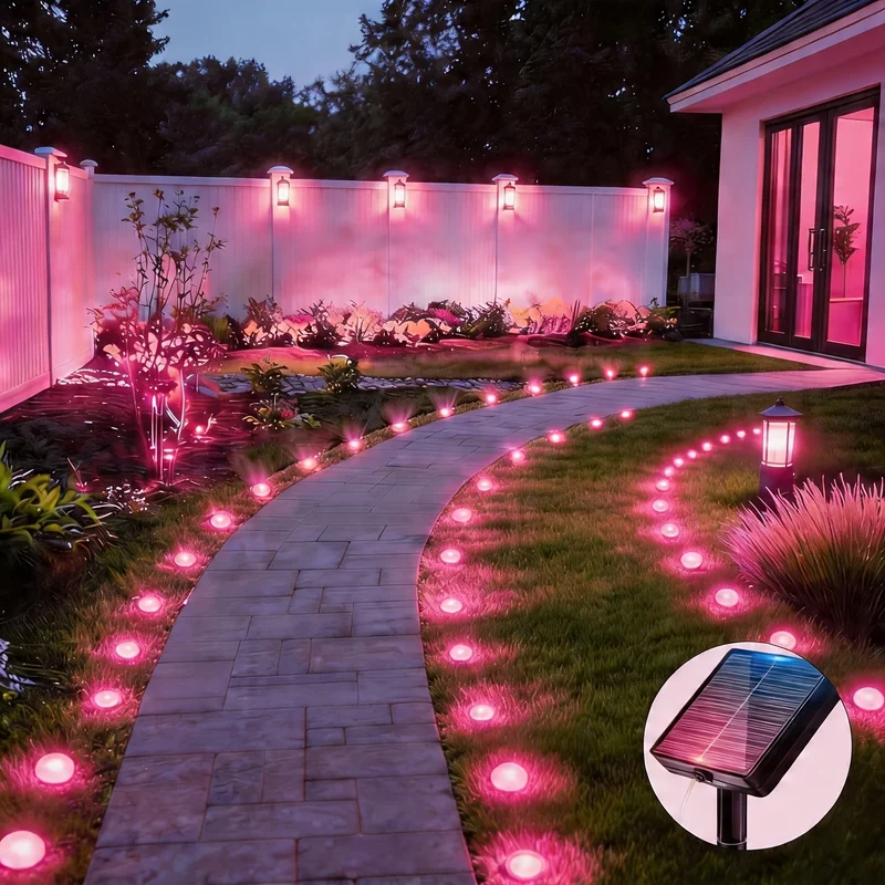 Solar LED Garden Pathway Lights