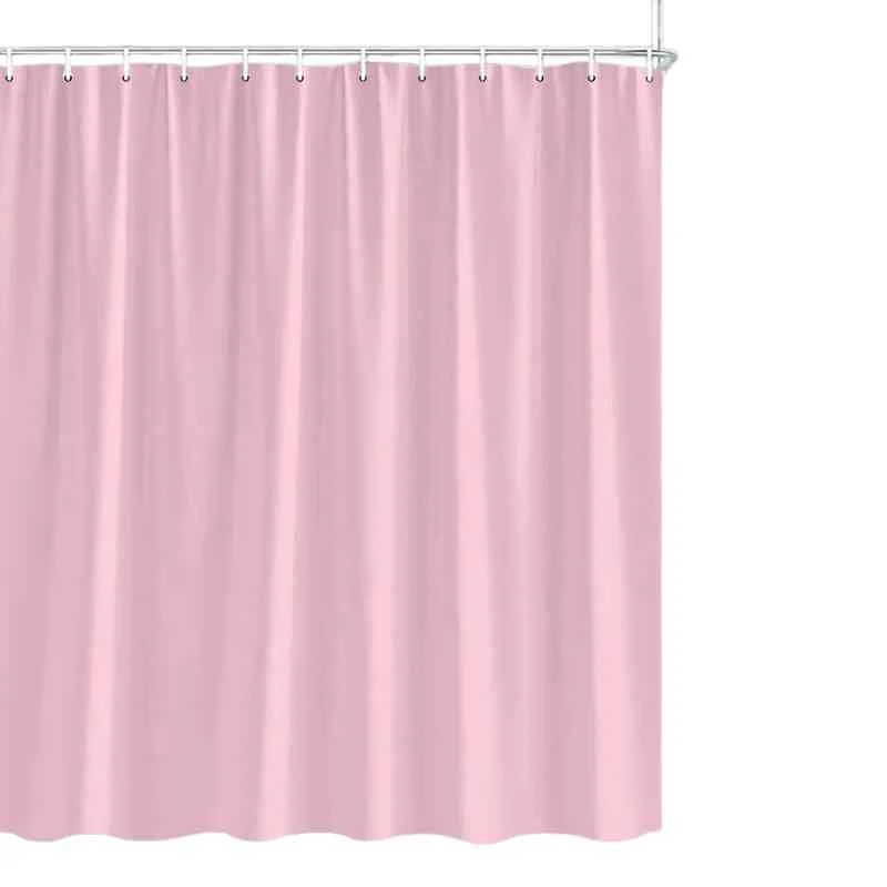 Rideau de douche rose