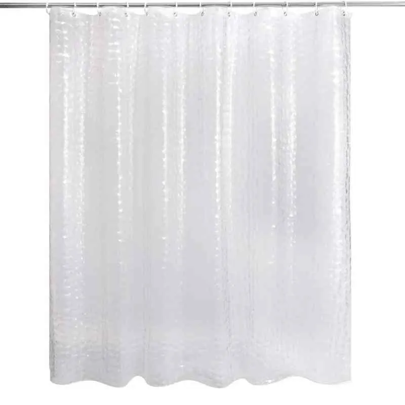 Rideau de douche transparent