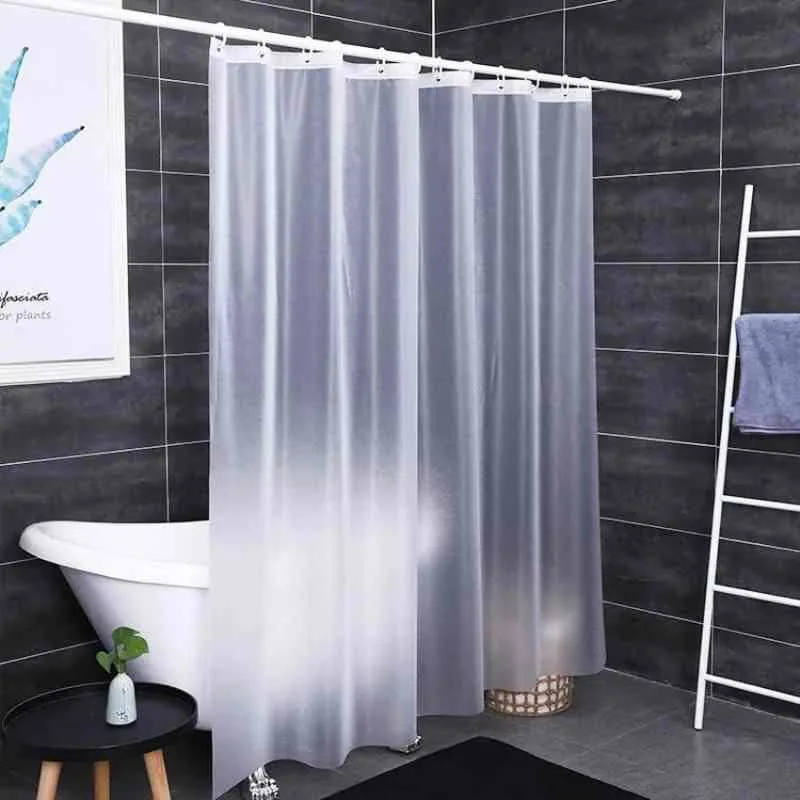 Rideau douche transparent