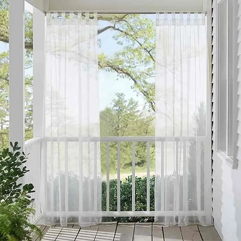 Voilage pour pergola