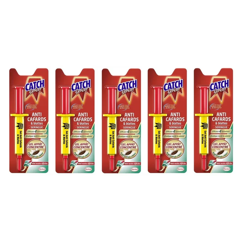 Lot de 2 gels anti-cafards CATCH 10 g