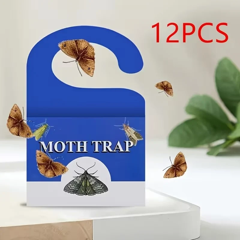 Lot de 12 pièges anti-mites alimentaires