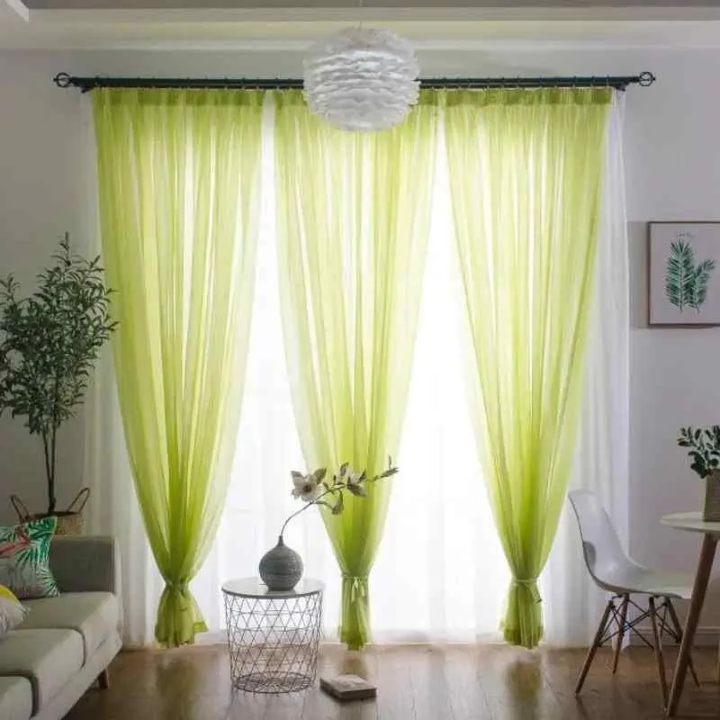Rideau vert tropical