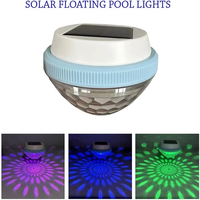 Solar Floating RGB Pool Lights for Underwater Decoration