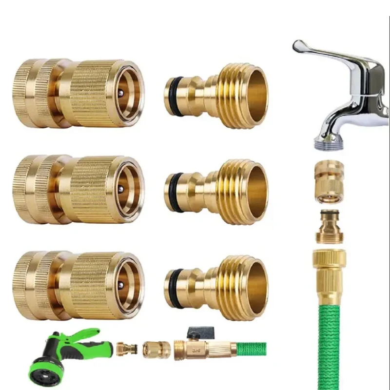 Brass Quick Connect Garden Hose Fittings