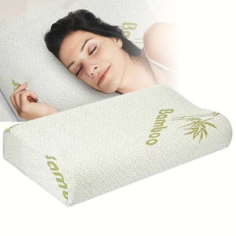 Oreiller Ergonomique en Bambou - Pour un confort cervical Optimal