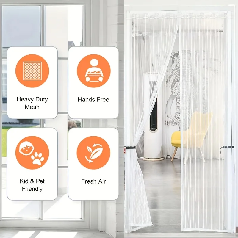 Heavy Duty Magnetic Screen Door