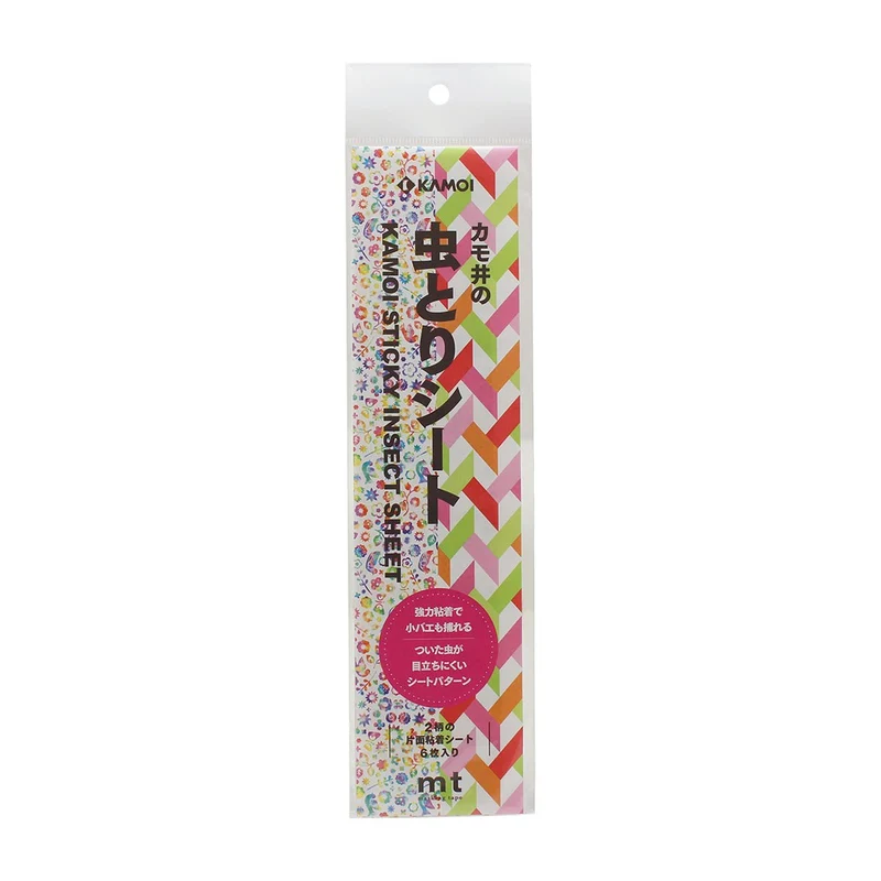 Kamoi Kakoshi Paper Insect Catching Sheets Hana to Tori Slash 3 Sheets 6 Pieces