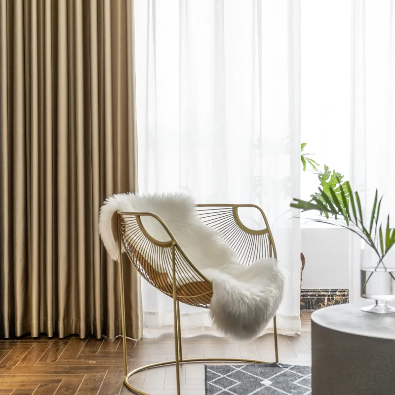Rideau Beige Doré Thermique