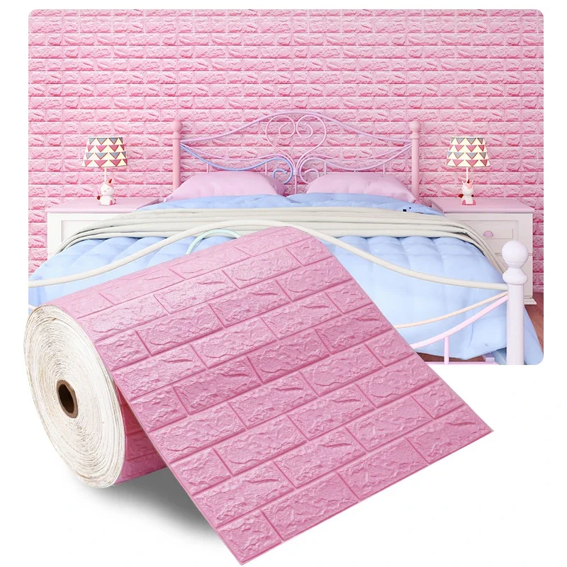 3D Foam Brick Wall Decals