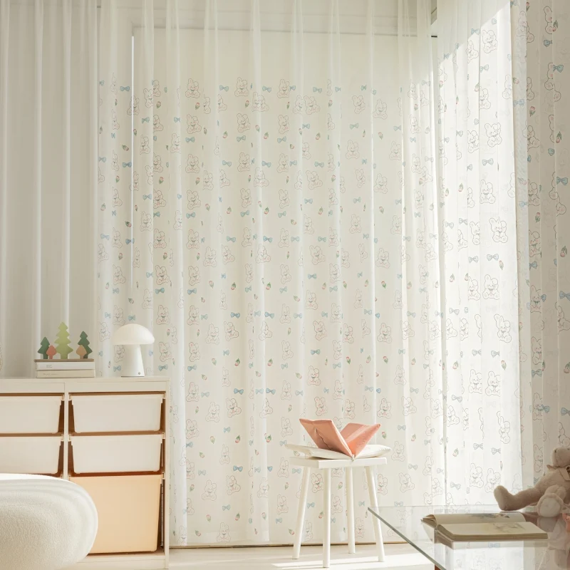 Voilage Chambre enfant Motifs Lapin