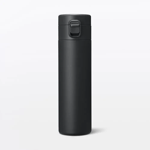 MUJI Vacuum Insulated One Touch Bottle Black