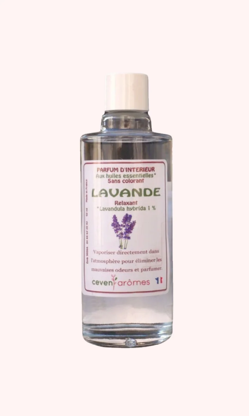 Recharge Parfum d'ambiance aux huiles essentielles de Lavande - 50 ml