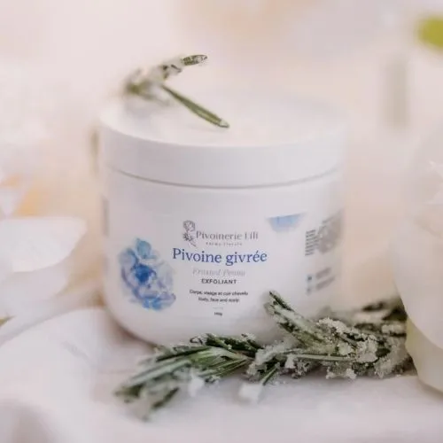Exfoliant Pivoine givrée - Pivoinerie Lili